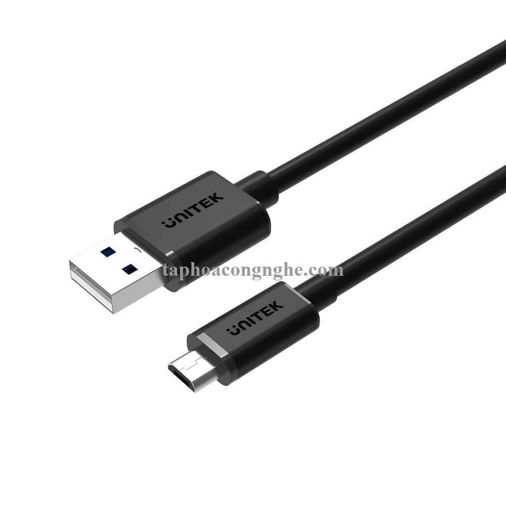 Unitek 29793 Y-C4008BK 2.0 0.3M Cáp Usb sang Micro USB ( 3 Sợi) 30029793